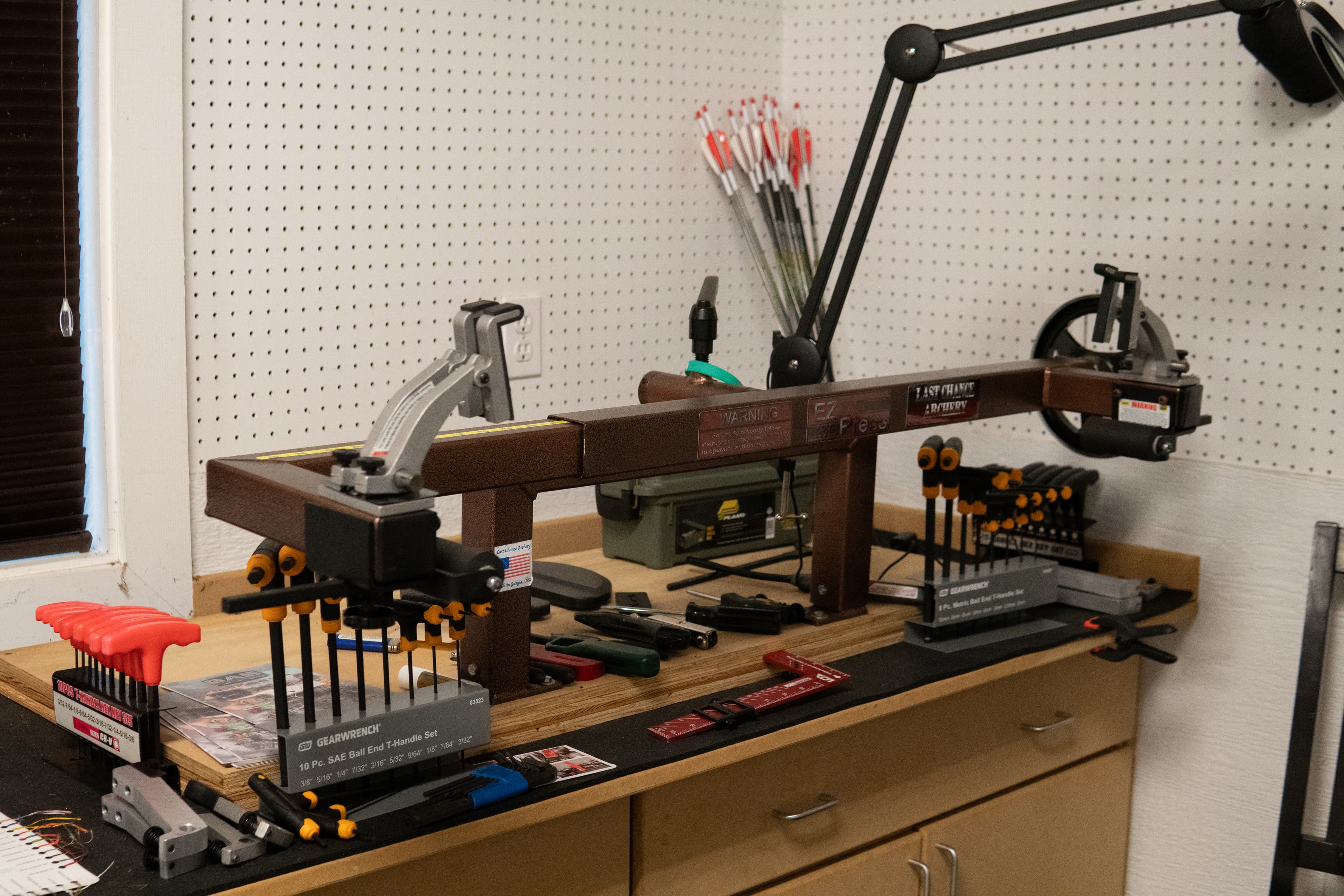 Archery equipment maintenance and repair